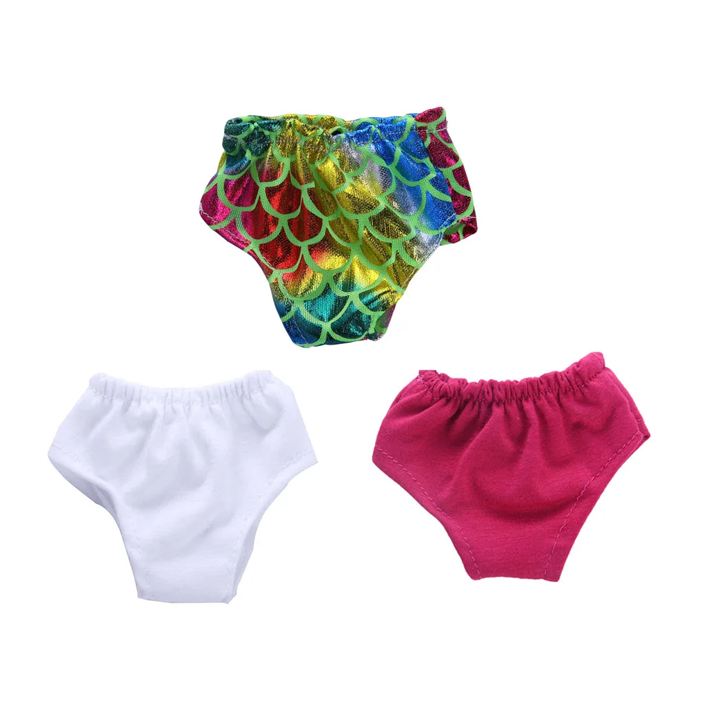 Doll Cotton Elastic Underpants Clothing For 18'' AG American Doll Doll Dress Up
