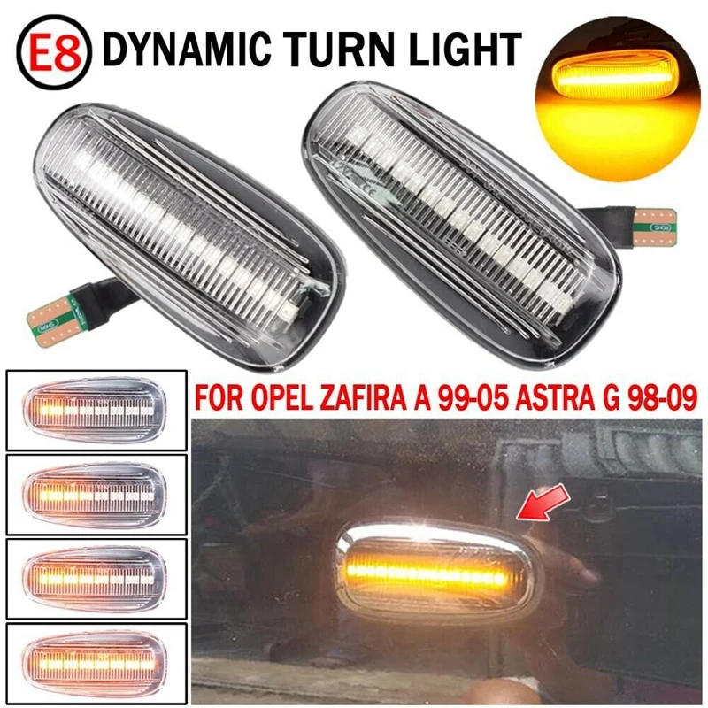 12V Signal Lamp Led Side Marker Light Indicator Panel Repeater for Opel Zafira a 99-05 Astra G 98-09 |