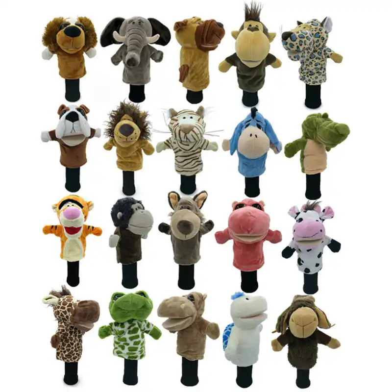 River Horse Hippo Golf Driver Headcover Cartoon Animal Cover Outdoor