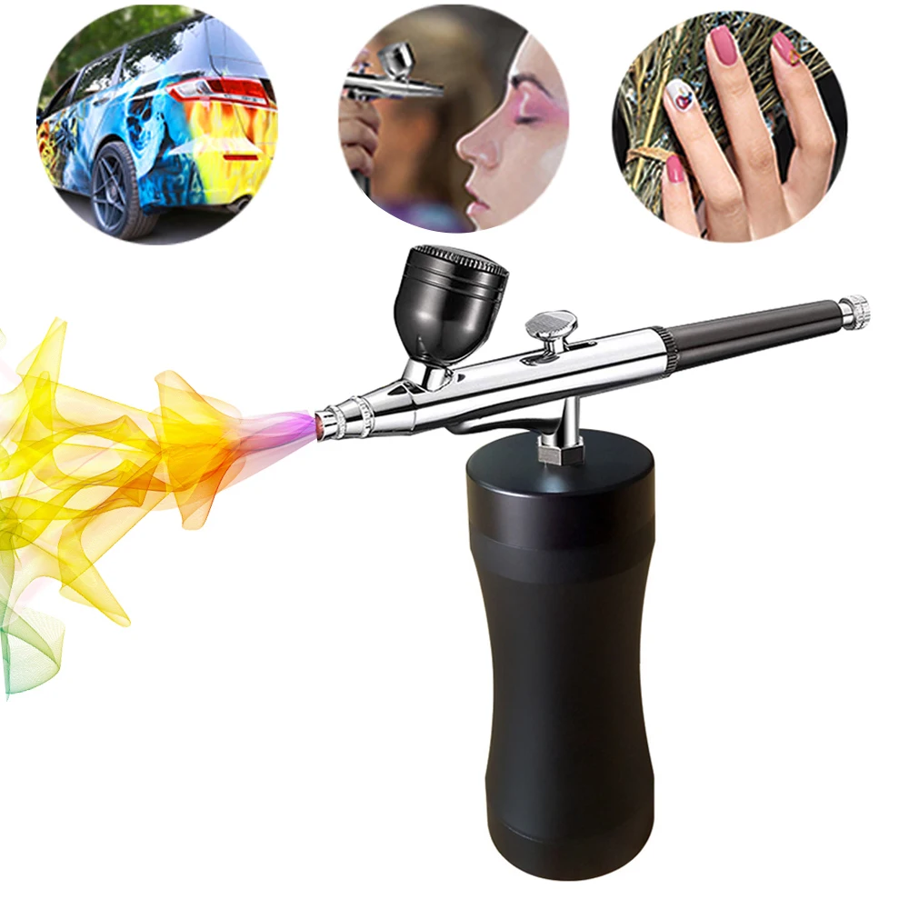 Rechargeable Portable Dual Action Airbrush Kit Wireless Air Compressor Spray Gun Makeup Art Nail Cake Temporary Tattoo Machine|Body Paint| - AliExpress