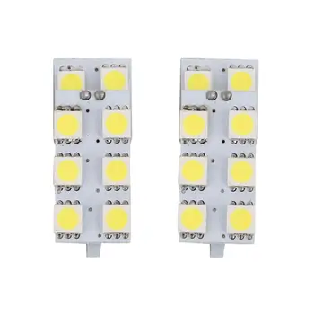 

2Pcs/lot LED T10-8SMD-5050 Reading lamp Light / Car Dome Light / Trunk Light Warm White Low Power Consumption