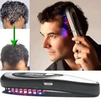 

Wireless Laser Infrared Therapy Treatment Massage Comb For Infrared Hair Growth Regrowth Hair Thickening