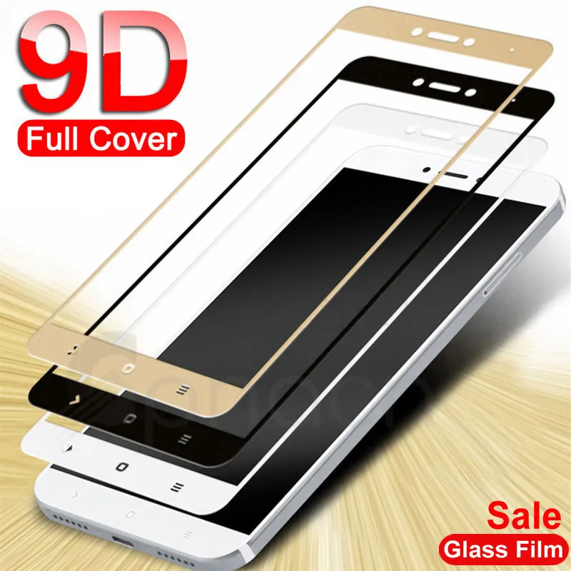

9D Protective Glass For Xiaomi Redmi Note 4 4X 5 5A Pro Screen Protector on the Redmi 5 Plus S2 4X 5A Tempered Glass Film Case