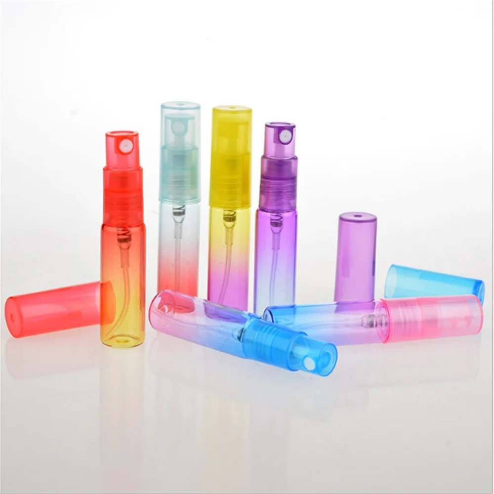 2020 new hot 4ML Portable Colorful Glass Perfume Bottle Atomizer Empty Cosmetic Container 5