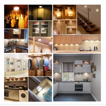 

Wireless LED Remote Control Under Cabinet Night Lamp Battery Operated