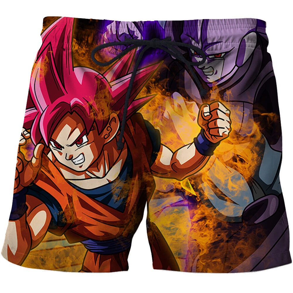 Dragon Ball Anime Light Printed Summer Beach Shorts Men Casual Board Shorts Plage Quick Dry Surf Wear Swimwear Custom Clothes Dragon Ball Anime Light Printed Summer Beach Shorts Men Casual Board Shorts Plage Quick Dry Surf Wear Swimwear Custom Clothes