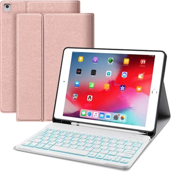 

Colorful Backlit Version For IPad 10.2 Wireless Bluetooth Touch Keyboard Protective Cover Colorful Backlit