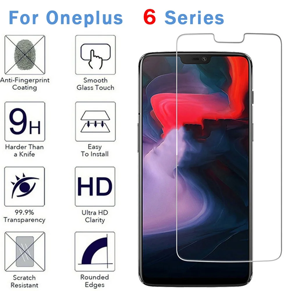 Vetro Temperato Per Oneplus 7 Protezione Dello Schermo Del Telefono Di Sicurezza Per Oneplus 6 6T Per Oneplus 7 6 6T Cristal Pellicola Di Vetro Di Pro