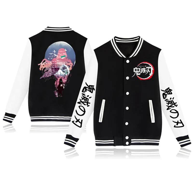 Demon Slayer Men's Jacket Jacket Customized High Street Hip Hop Street Casual Thicken Warm Jacket 3