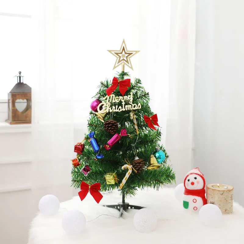 50 см новогодняя елка украшения для праздника украшение стола для дома аксессуары год фестиваль вечерние Декор Рождественская елка