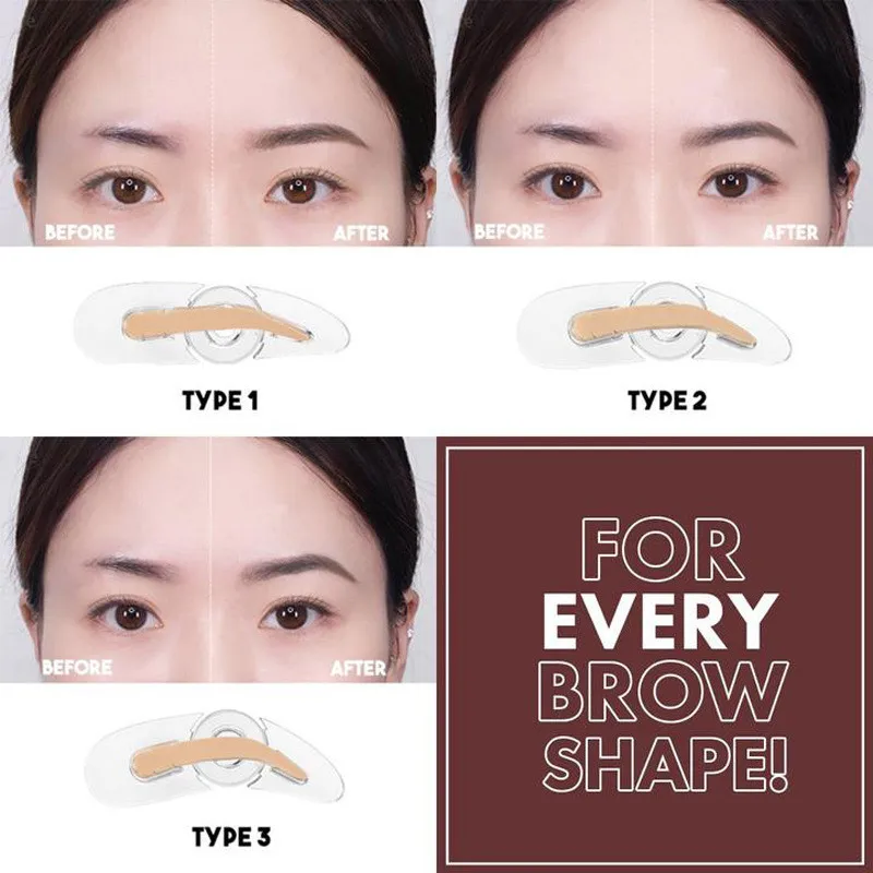 2 Colors Eyebrow Enhancers Powder Makeup Palette Adjustable Eyebrow Stamp with Eye Brow Brush Waterproof Natural Brows Cosmetics 2 Colors Eyebrow Enhancers Powder Makeup Palette Adjustable Eyebrow Stamp with Eye Brow Brush Waterproof Natural Brows Cosmetics