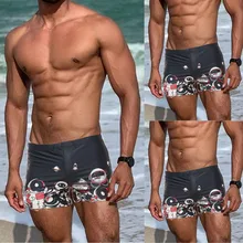 Модные мужские шорты, одежда для купания, Повседневная пляжная одежда, плавки с принтом, Пляжные штаны, купальник, maillot de bain, купалник, Ropa Hombre