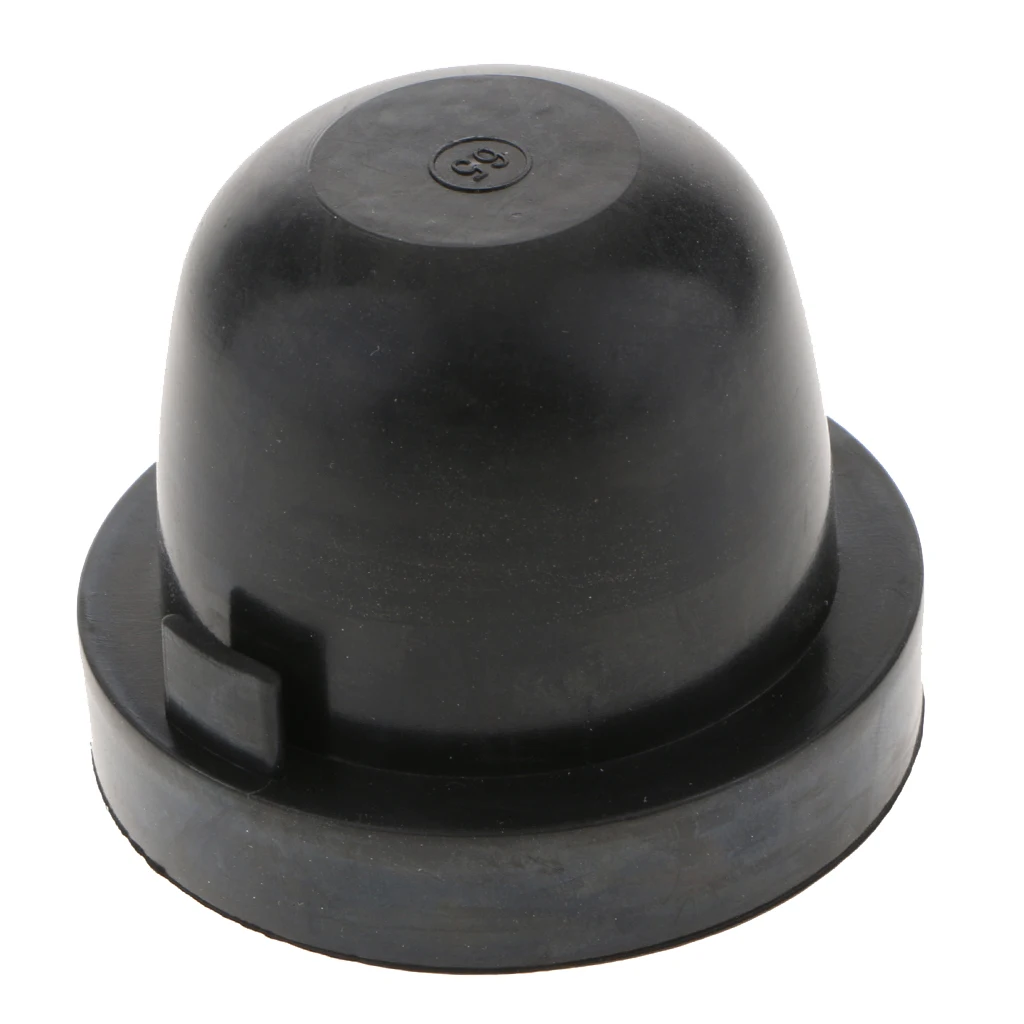 2X Universal Rubber Housing Seal Cap Dust Cover Car LED Headlight 65X55mm