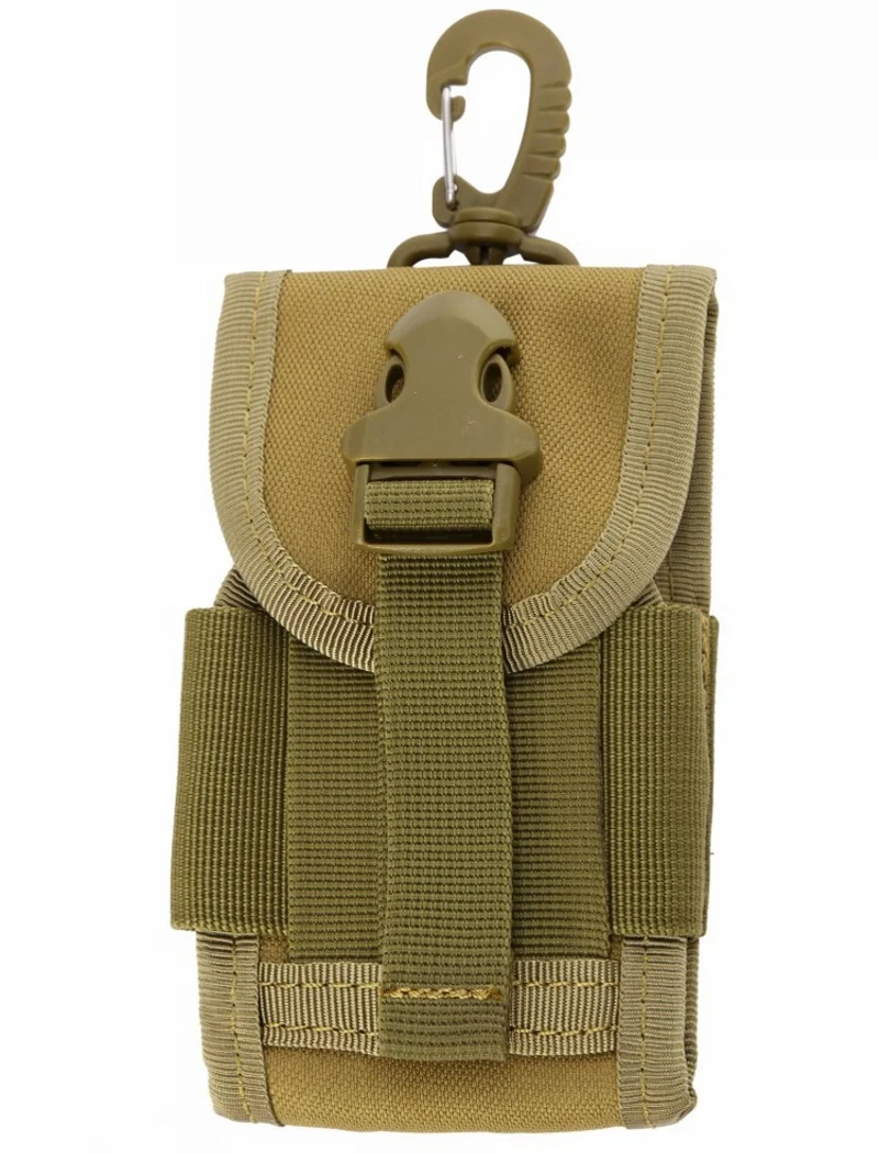 Открытый 4,5 дюймов Molle Чехол для телефона тактический Чехол для мобильного телефона чехлы поясная сумка охотничьи сумки армейский сотовый телефон Чехол кобура - Цвет: DE