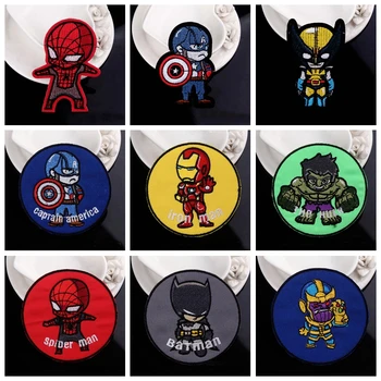 

DIY The Marvels Anime Patch Iron On Patches On Clothes Cute Patch Embroidered Patches For Clothing Stickers for clothes Applique