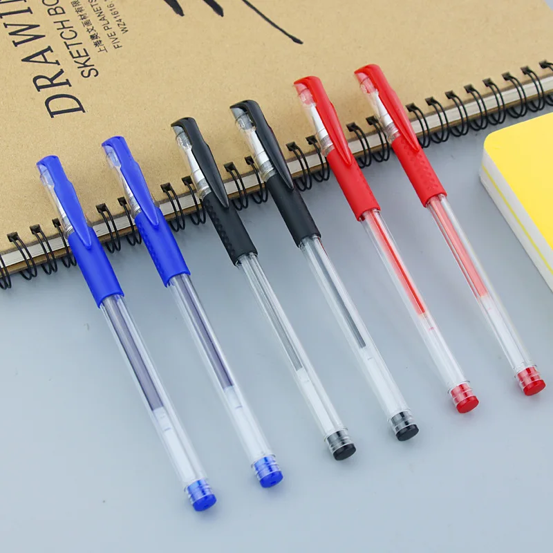 

12pcs/lot 0.5mm Gel Pens Set for School Pilot Pen Normal Promotional Pen Stationery Stitch Material Escolar School Office Supply