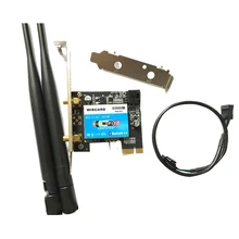 WIRCARD Двухдиапазонная Беспроводная PCI-EX1 Wlan WiFi Bluetooth карта 433 Мбит/с 802.11A/B/G/N/Ac 2,4/5G BT 4,0 для Realtek RTL8821AE для
