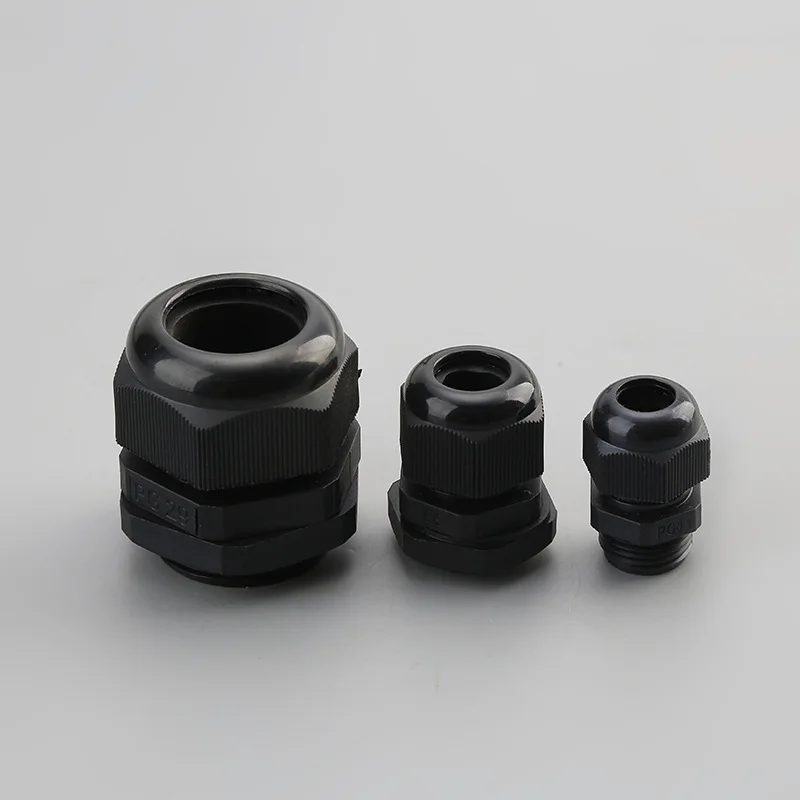 Warerproof Plastic Nylon Cable Gland IP68 M12*1.5 M14 M16 M18 M20 M22 CE Cable Wires Connector Glen Retaining Head