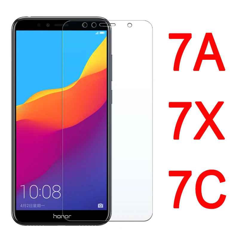 7 X Защитное стекло для Huawei Honor 7A 7C Pro протектор экрана на Hwawei A C A7 C7 X7 Honor7A Honor7C armor 9H