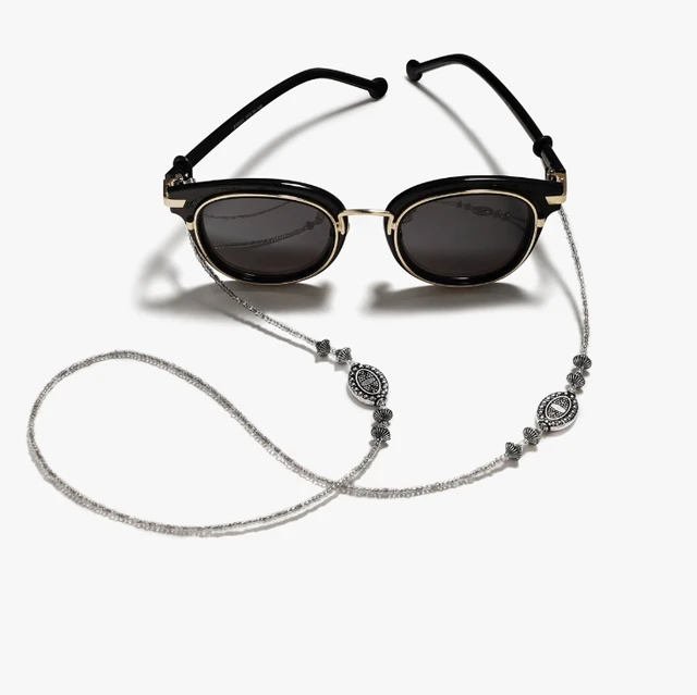 Fashion Woman Sunglasses Chain Cylinder Bead Chain Anti-Falling Glasses Eyeglasses Cord Necklace DJ-537