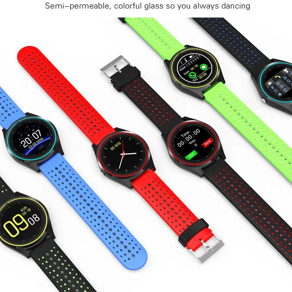 Smart Watch V9 Support Camera Bluetooth Smartwatch SIM Card Wristwatch for Men Women Children Wearable Devices Sport watch