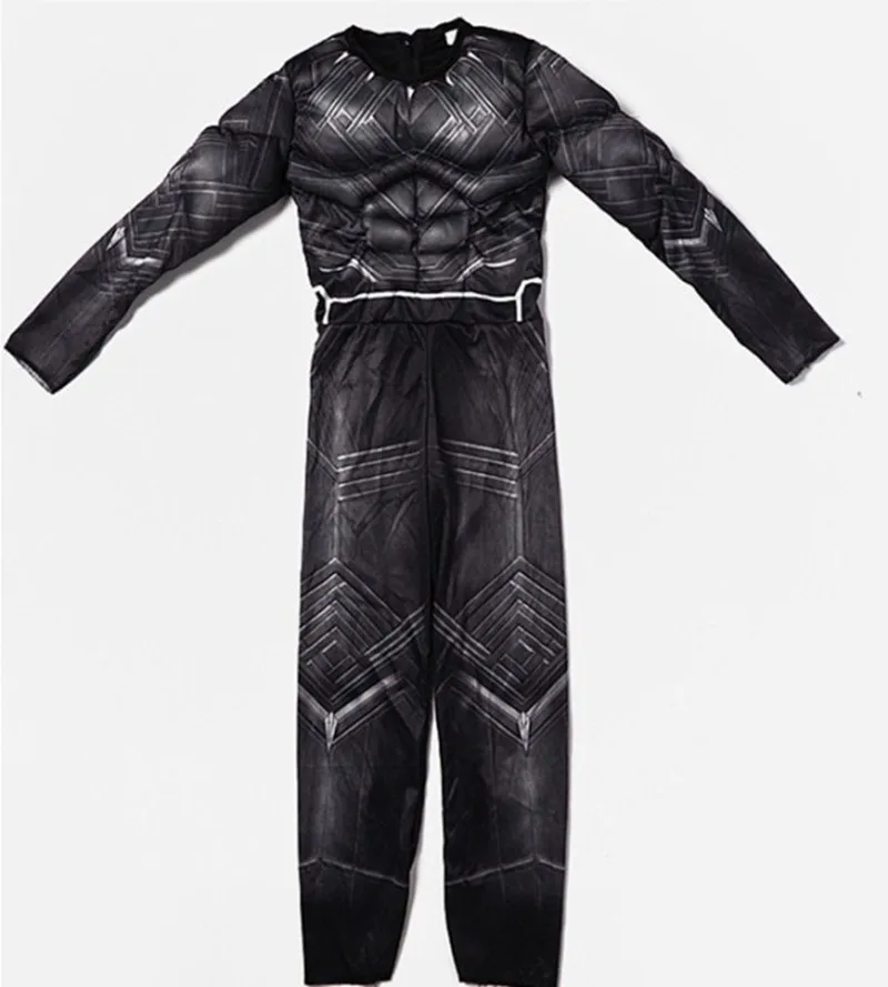 Черная пантера Супер Герой Хэллоуин вечерние Черная пантера для взрослых мужчин мышечный реквизит для косплея для выступления Мужская одежда - Цвет: 2