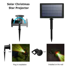 2 Type Solar LED Laser Projector Disco Light Waterproof Christmas Party Lights Outdoor Garden Home Lawn Landscape Projector Lamp