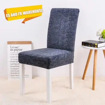 

Chair Cover Elastic for Dinning Room Stretch Office Slipcovers Armless Kitchen Wedding Banquet Hotel Chair Slipcover 1/2/4/6