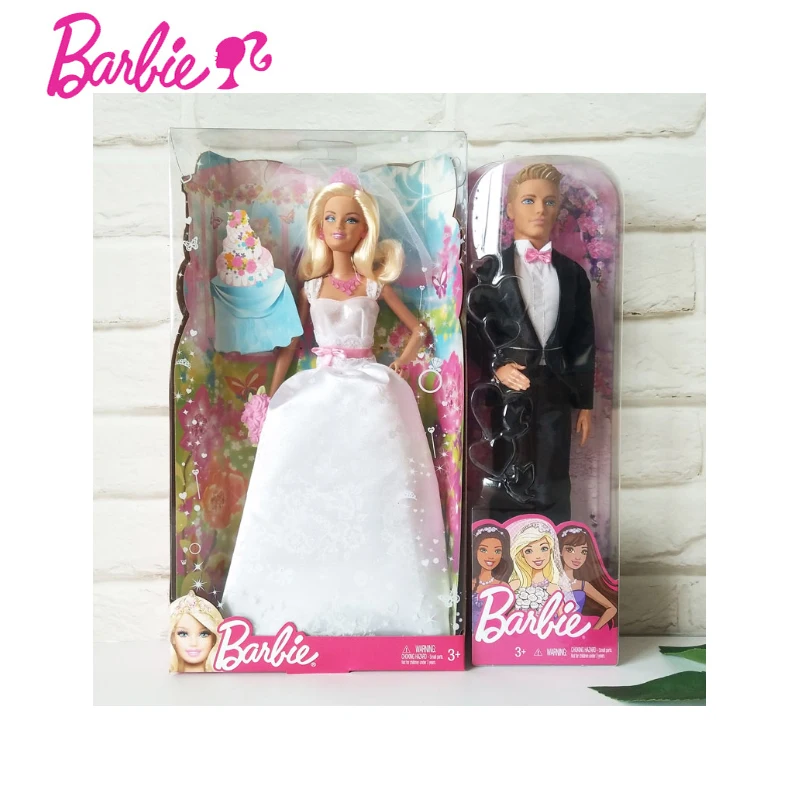 Dugun Bebek Gelin Ken Damat Ciftler Hakiki Barbie Bebek Koleksiyonu Dugun Noel Sevgililer Gunu Hediye Kiz Ruya X9444 Dolls Aliexpress
