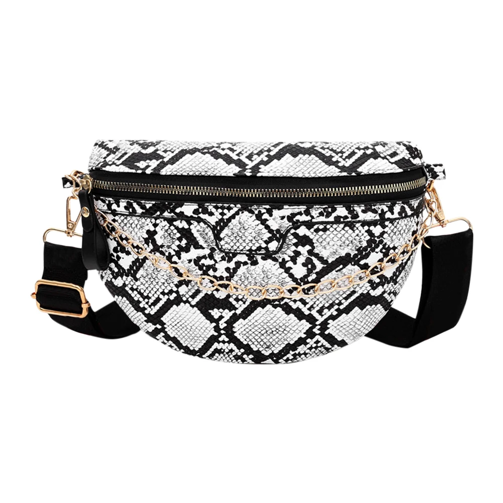 Новая модная маленькая сумка через плечо со змеиным принтом женская из