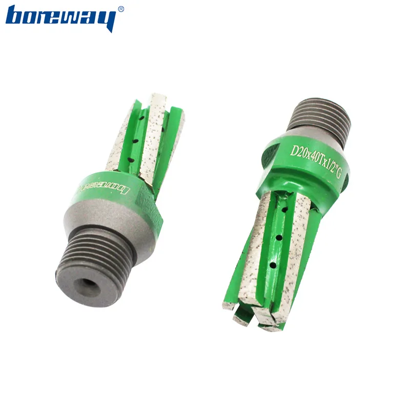 Алмазный режущий наконечник Boreway D20 * 40T 1/2G CNC 5 + 1 сегментов для каменной раковины