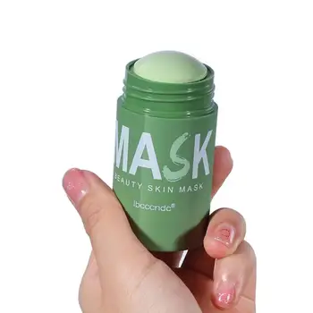 

Ibcccndc Face Moisturizing Hydrating Green Tea Mask Hyaluronic Acid Mask Whitening Skin care Deep Cleaning Water-oil balance