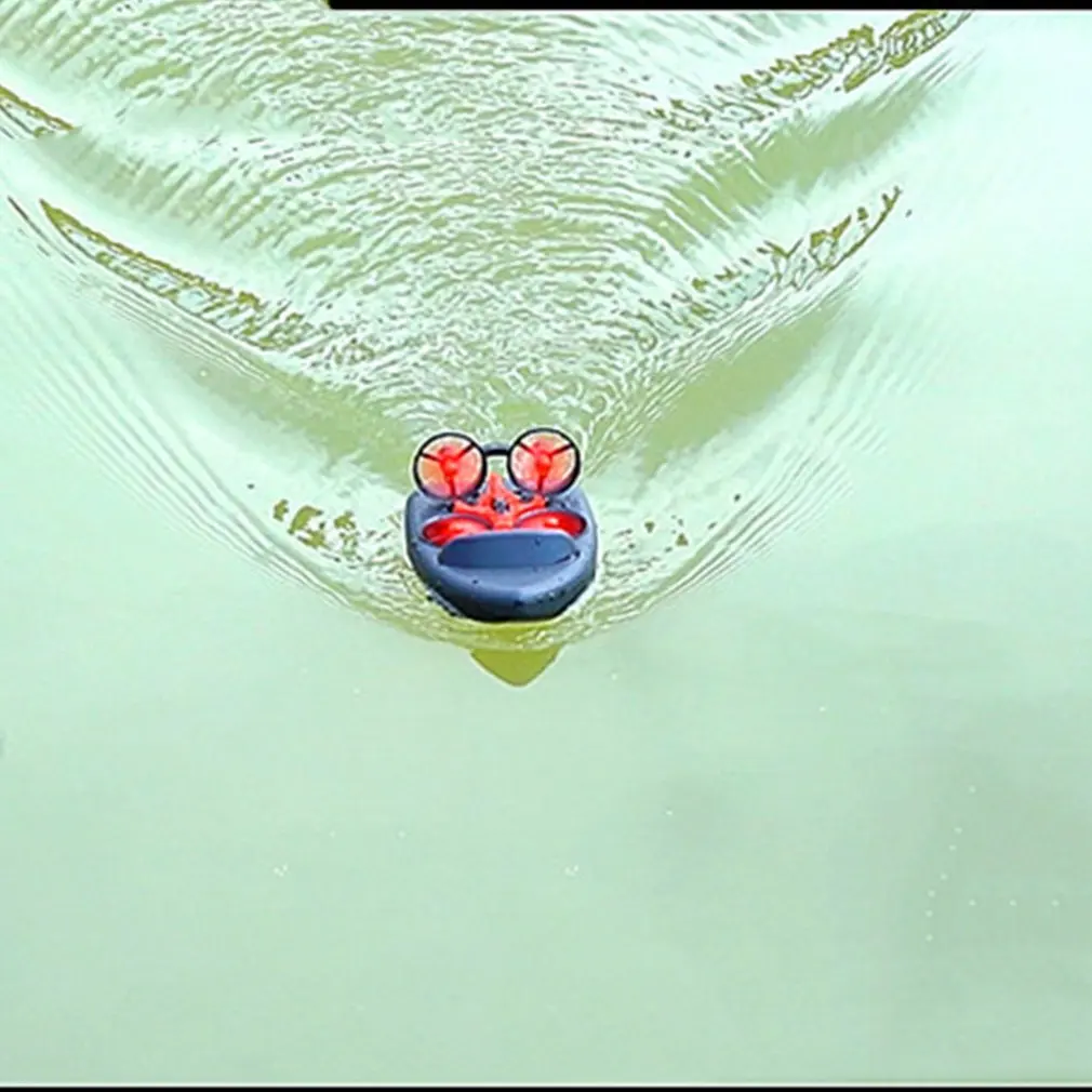 Детские игрушки летающие игрушки RC лодки морская Земля и воздух мини пульт дистанционного управления Вертолет складной два-в-одном пульт дистанционного управления Дрон