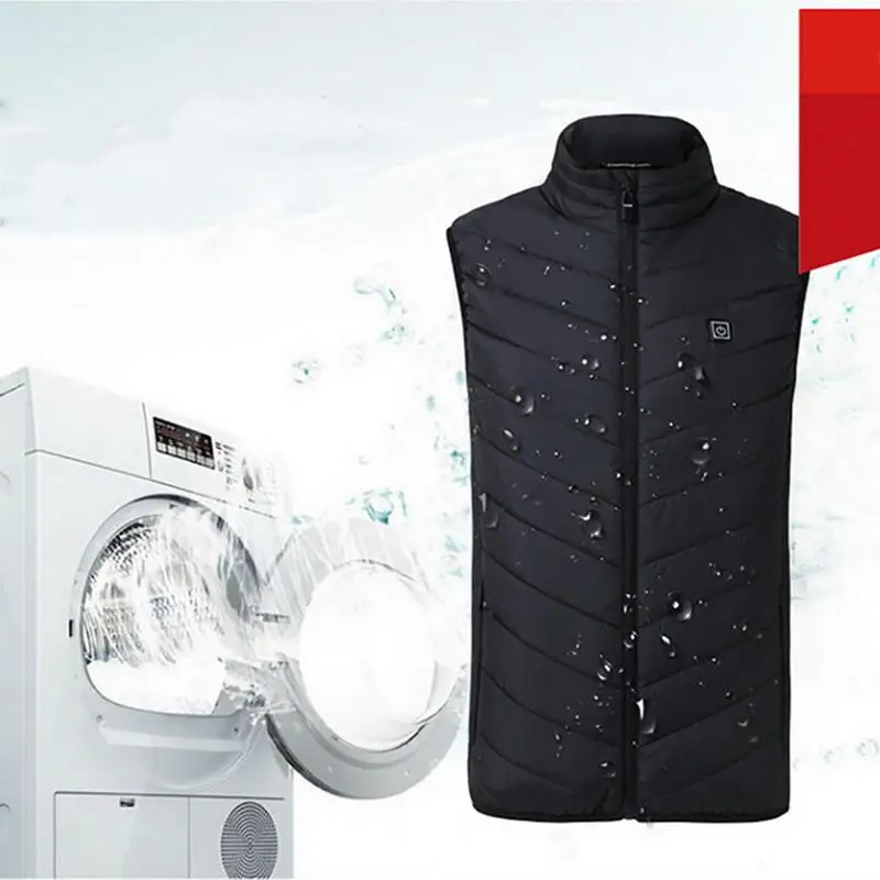 Jaqueta Aquecida Moda Masculina Mulher Cabolsa Inteligente Usb Aquecimento Elétrico Térmica Quente Roupas Inverno Colete Plussize 3 Colet. trilha