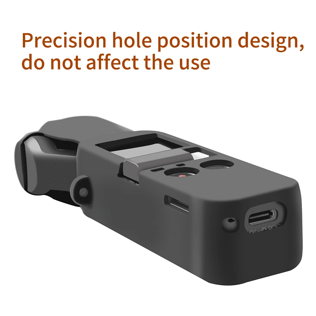 Полный охват силиконовый корпус Противоскользящий защитный чехол для DJI OSMO Карманный Мягкий силиконовый чехол ручной карданный аксессуар для камеры