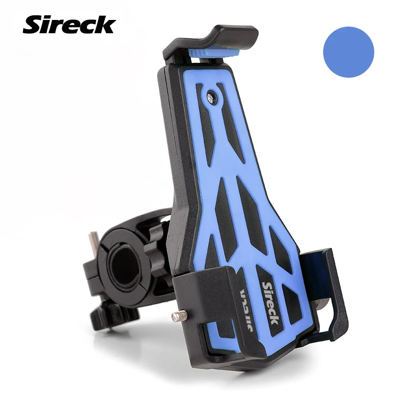 Sireck 6," Водонепроницаемый дорожный велосипед держатель для навигатора держатель для телефона кронштейн велосипедный руль умный держатель мобильного телефона - Color: S668 Blue