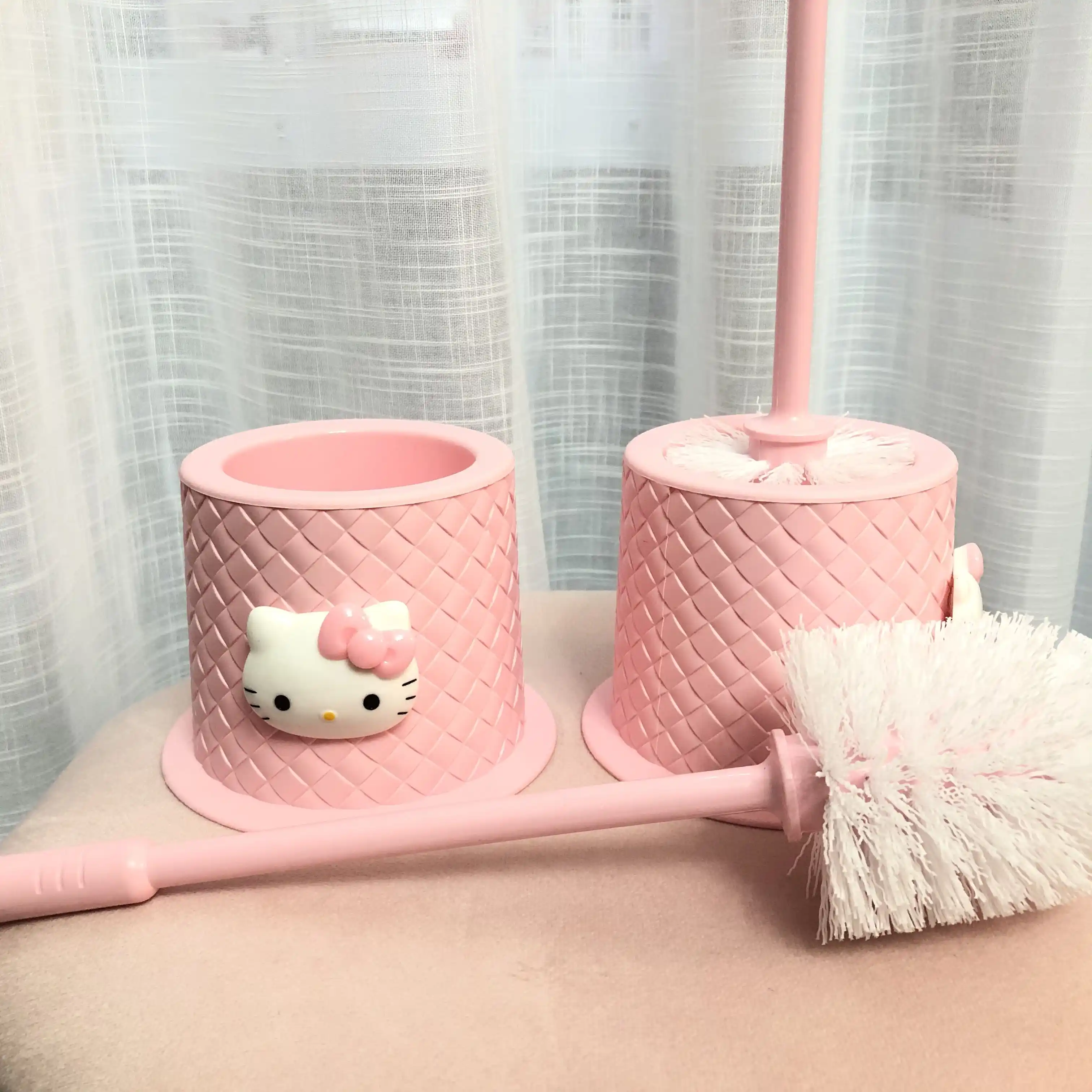 Rose Mignon Chat Doux Cuvette De Toilette Brosses Brosse De Nettoyage Creatif Decoratif Salle De Bain Raccords Ensemble Support Wc Accessoires De Toilette Aliexpress
