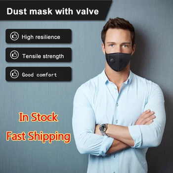 

PM2.5 Air Purifying Mask Mouth Carbon Filter Dust Mouth Mask In Stock Cycling Face Mask