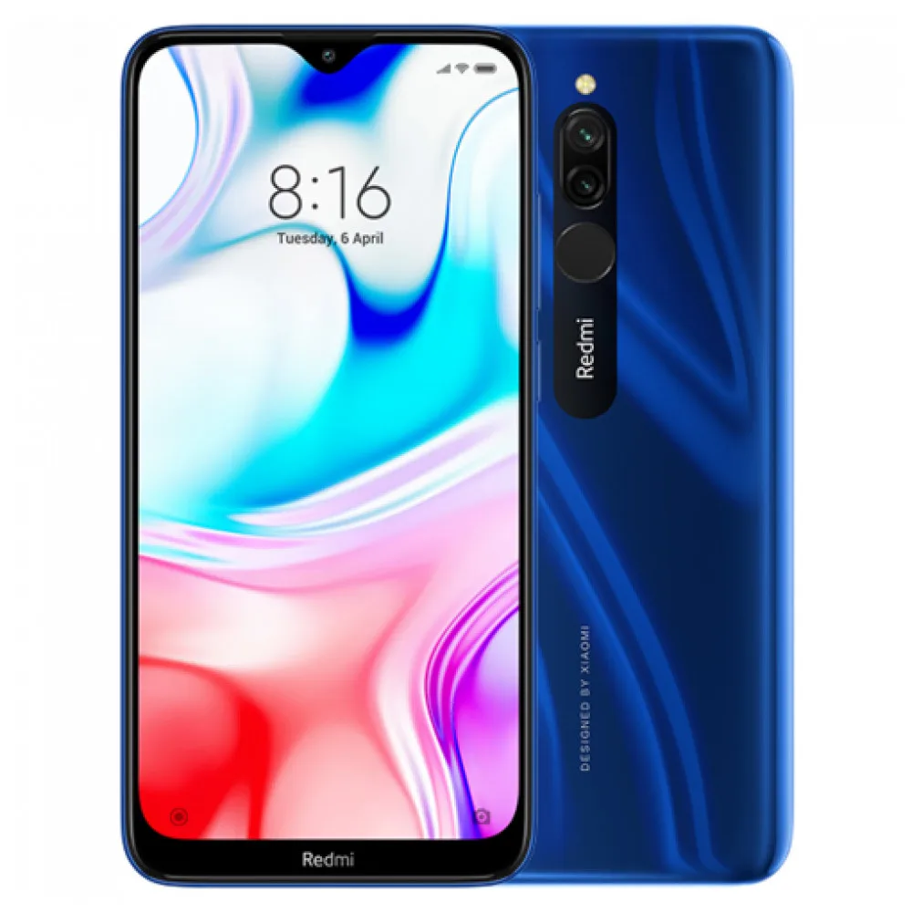 Смартфон Xiaomi Redmi 8(M1908C3IG), 6.22'' 1520x720, 8 Core, 3GB RAM, 32GB, 12Mpix+2Mpix/8Mpix