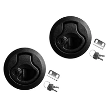 2 шт./компл. круглый 2 ''/50 мм промывка защелка с ключами для лодки палубы 1/4'' запирания дверей Стиль