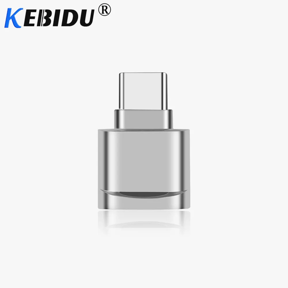 Кардридер Kebidu Type C Micro устройство для чтения карт памяти USB SD TF портативный