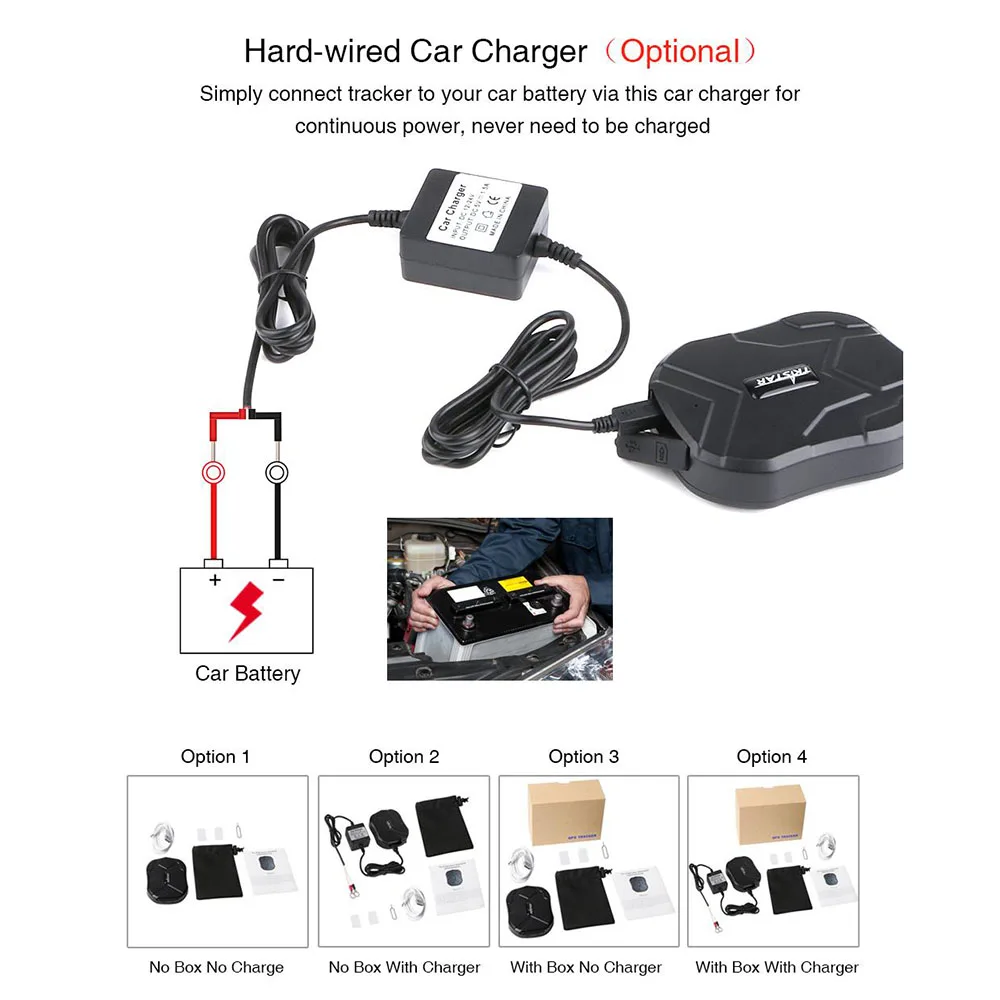 

TK905 GPS Locator Tk905 Waterproof Magnetic Positioning Free Installation Satellite Vehicle Anti-lost Burglar Alarm Mini Tracker