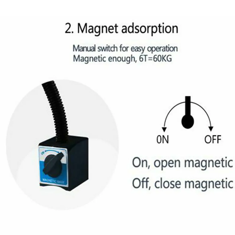 Супер яркая фрезерная Гибкая Магнитная основа с гибким гусиным краем, вращающийся на 360 градусов, рабочий светильник, регулируемый токарный станок, портативный верстак