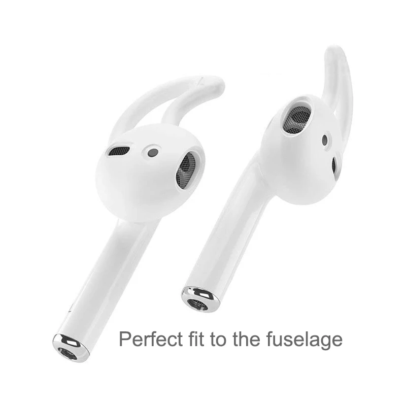 Амбушюры для AirPods сменный Мягкий силиконовый чехол противоскользящий с крючком