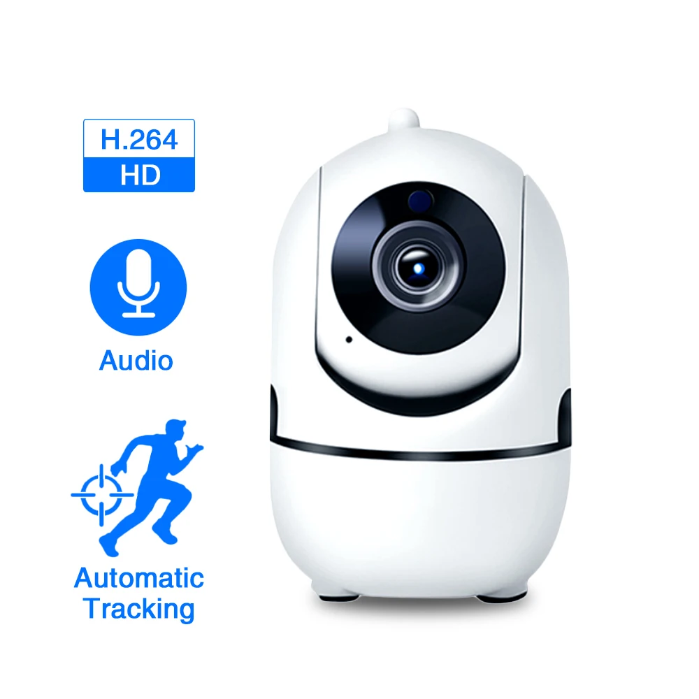 

1080P Full HD Wireless IP CCTV Camera Baby Monitor Wifi Mini Network Video Surveillance Auto Tracking Camera Night Vision