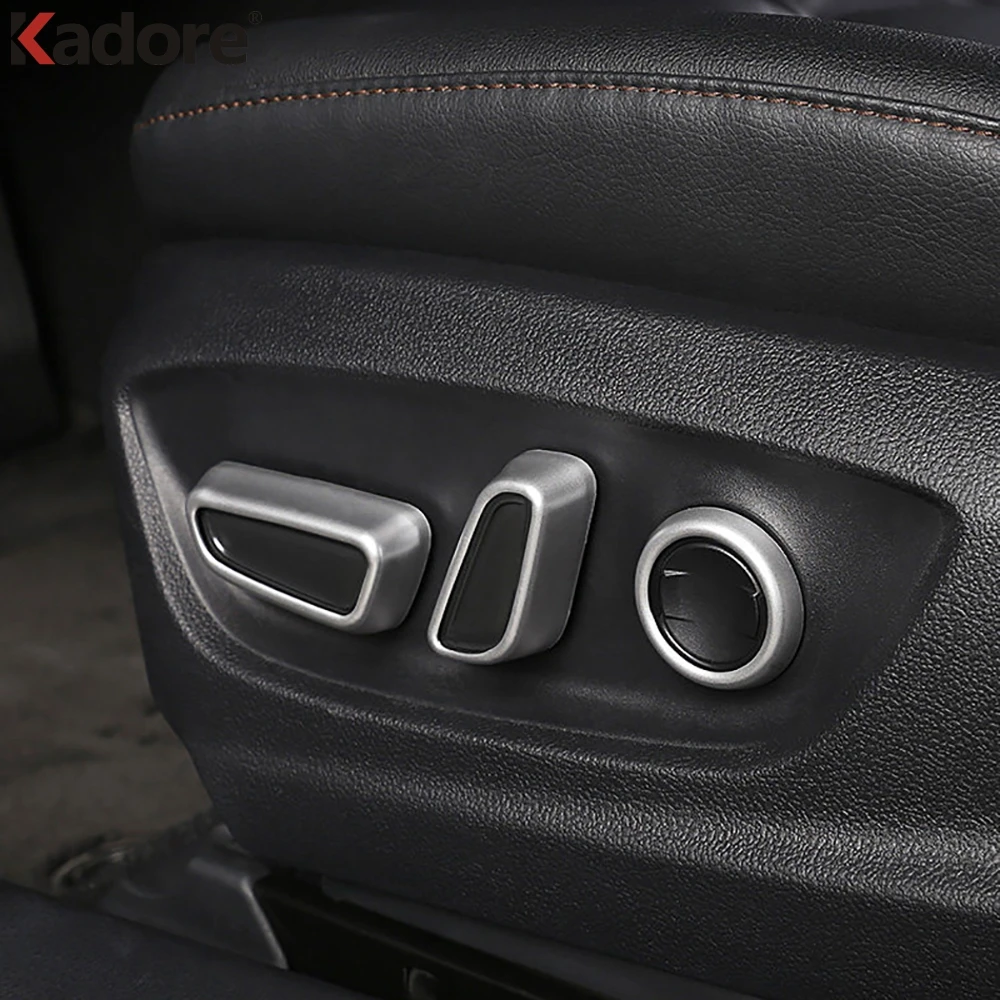 

For Toyota RAV4 RAV 4 2019 2020 ABS Plastic Car Seat Adjustment Switch Knob Button Control Covers Trims Interior Molding