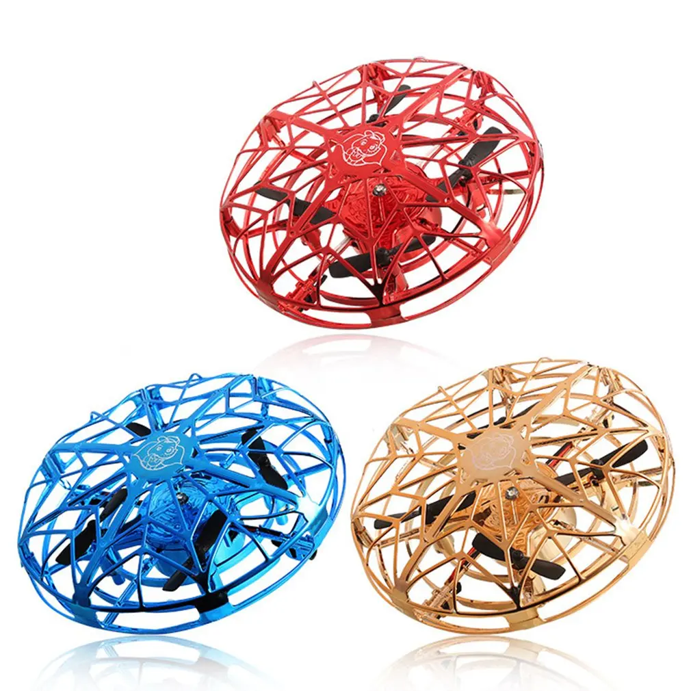 

MINI RC Drone with Sensors 2.4G 4CH Quadcopter Gyro Fly Ball Smart Shatterproof Pocket UFO USB Infrared safe Toys for Kids