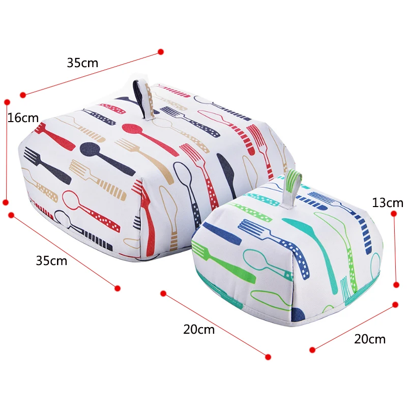 Food Cover Dining Table Food Cover Dust Keeping Warm Cooking Tools Anti Fly Mosquito Hygiene Lid Folding Insulated Kitchen Accessories