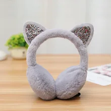 

Women Kid Cute Earmuffs Ear Muffs Kids Lovely Cat Ear Muff Warmer Lovely Warm Ear Muffs for Kids Women Teenager Girls