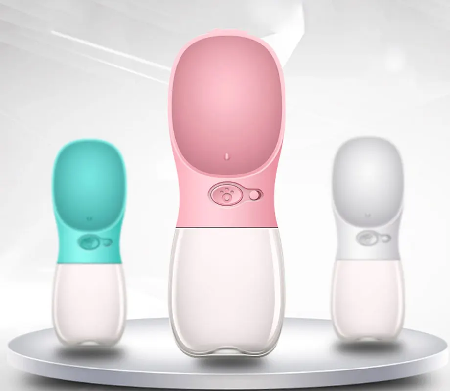 

Dog Travel Water Bottle,Portable Dog Water Bottle Pet Drinking Bottle Drink Cup Dish Bowl Dispenser for Outdoor Water for Pets